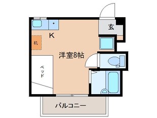 近鉄奈良駅 徒歩14分 1階の物件間取画像